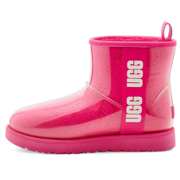 UGG CLASSIC CLEAR MINI KEY LIME WATERPROOF CASUAL WOMEN Classic Mini Waterproof Clear Boot Uggs